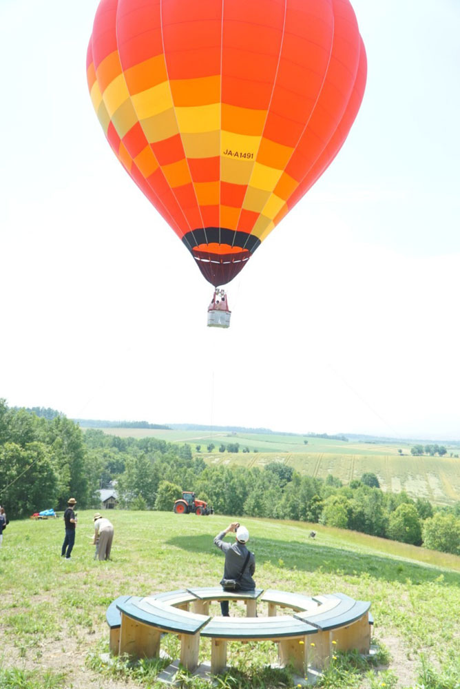 青の丘からの気球体験！